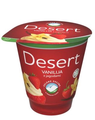 JOGURT DESERT VANILIJA JAGODA 150g