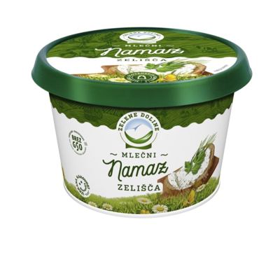 MLIJEČNI NAMAZ S BILJEM 150g zelene doline