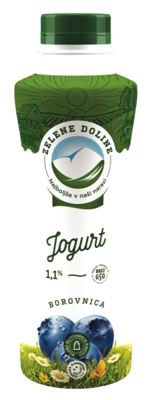 JOGURT BOROVNICA 1,1 M.M. 500 G ZELENE DOLINE