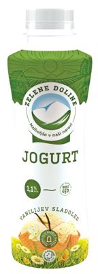 JOGURT VANILIJA SLADOLED 1,1% M.M. 500 G ZELENE DOLINE