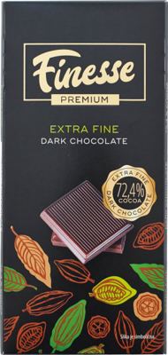 ČOKOLADA TAMNA 72% 100G FINESSE