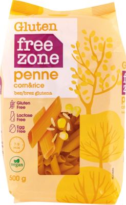 TJESTENINA PENNE BG 500 g FREE ZONE