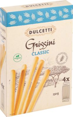 GRISSINI DULCETTI CLASSIC 4/1 250 g