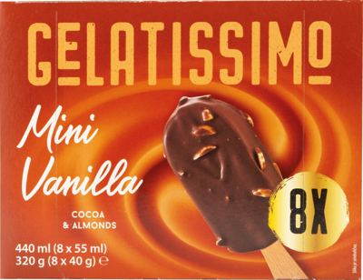SLAD GELATISSIMO MINI VAN BAD 8X55ml