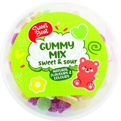 BOMB GUM SWE BEAT SOUR MIX 400 g PVC