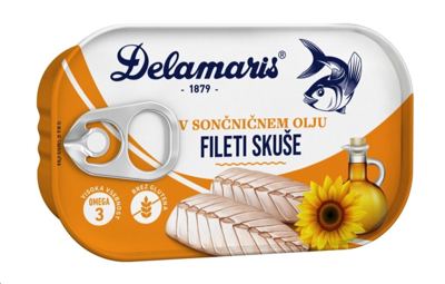 RIB.K.SKUŠA FILET 125 g DELAMA