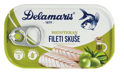 FILETI SKUŠE U MEDITERAN ULJU 125G IZOLA BRAND -14/1