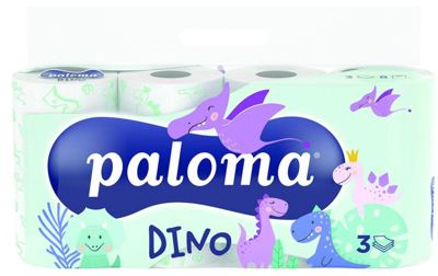 TOALETNI PAPIR PALOMA DINO 8/1