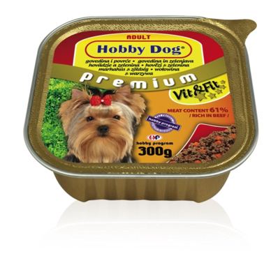 HOBBY DOG PAŠTETA 300 g GOV.-POVR.