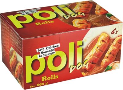 POLI DOG ROLLS 660g