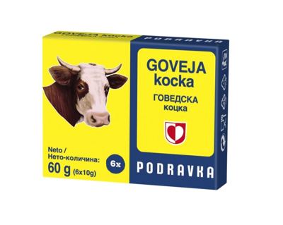 PODRAVKA GOVEĐA KOCKA RETRO 60G