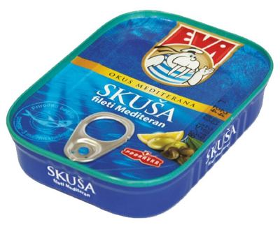 EVA SKUŠA FILETI MEDIT.115g