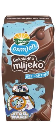 MLIJEKO ČOKOLADNO BEZ LAKTOZE 0,2l DISNEY Z BREGOV
