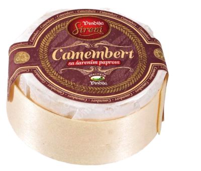 SIR CAMEMBERT SA ŠARENIM PAPROM 100 g