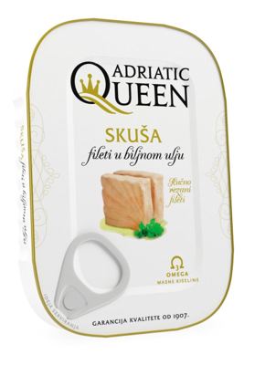 SKUŠA ADRIATIC QUEEN 105G FILETI U BILJNOM ULJU -30/1-