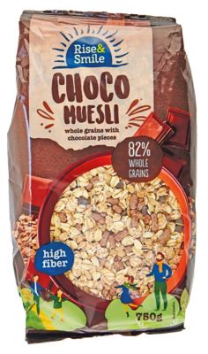 MUESLI RISE&SMILE ČOKOLADA 750g