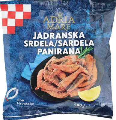 SRDELA BG PANIRANA ADRIA MARE 400 g