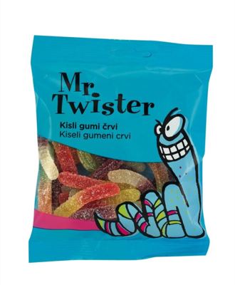 BOMBONI MR TWISTER KISELI CRVI 100g