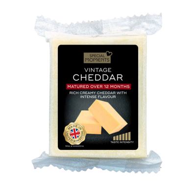 SPECIAL MOMENTS Vintage White Cheddar cheese 48+, 10x200g