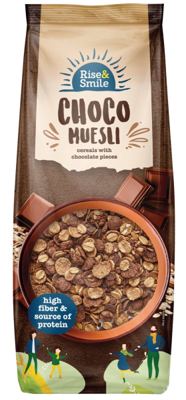MUESLI RISE&SMILE ČOKOLADA 750 g