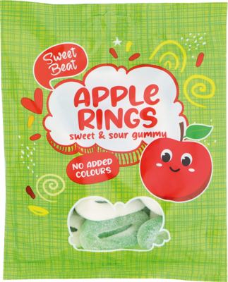 BOMB GUM SWE BEAT APPLE RINGS 200 g