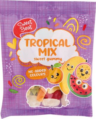 BOMB GUM SWE BEAT TROPICAL MIX 200 g
