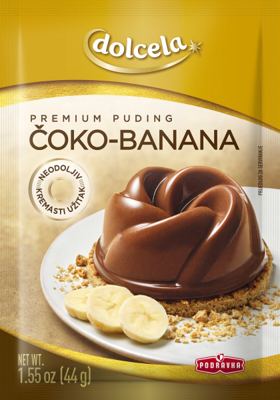 DOLCELA PREMIUM PUDING ČOKO-BAN 44g