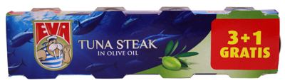 TUNA STEAK U MASLINOVOM ULJU 4X80 g EVA