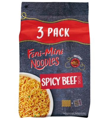 NOODLES FINI MINI SPICY BEEF 213g