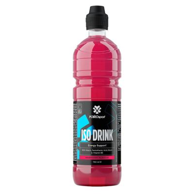 N-*POLLEO ISO DRINK 750ML RASPBERRY -12/1-