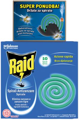 SPIRALA RAID SA DRŽAČEM 1/1