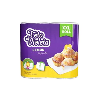 TETA VIOLETA RUČNICI JUMBO 2/1 XXL CHEESECAKE LEMON