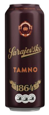 PIVO SARAJEVSKO TAMNO 0,5L LIM (24) 4,9%