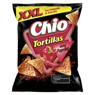 CHIO TORTILLAS WILD PAPRIKA 200G