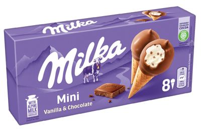 SLA.MILKA KORNETI MINI 8x25 ml