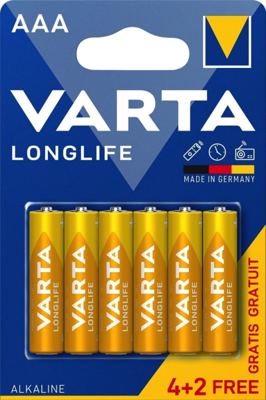 BATERIJA VARTA LONGLIFE AAA BL16 4+2