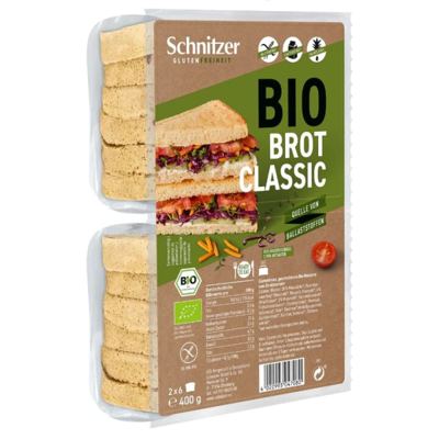 Schnitzer eko kruh kriške/classic 400g