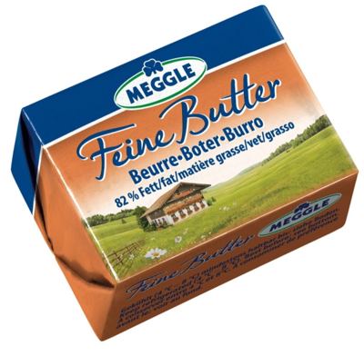 MASLAC ALPENBUTTER 82% M.M. 20 g MEGGLE