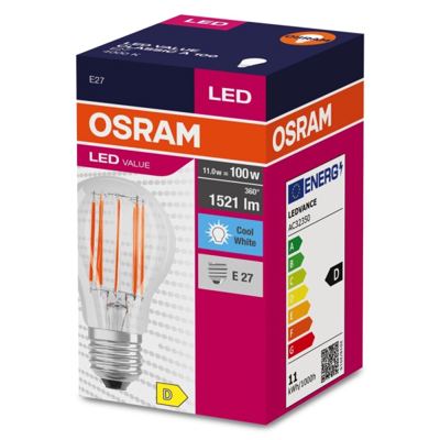 OSRAM LED ZARULJA FILAMENT E27 100=11W NEUTRALNO BIJELA BOJA