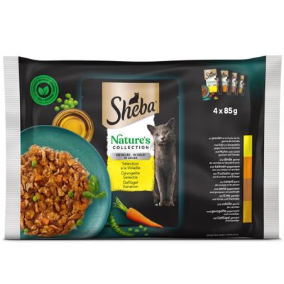 SHEBA MM 4X85 g NAT/ PER/ ŽELE
