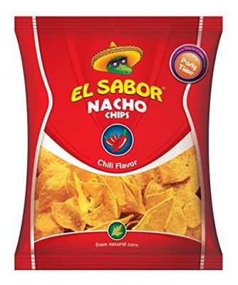 NACHO CHIPS CHILLI 225 G EL SABOR