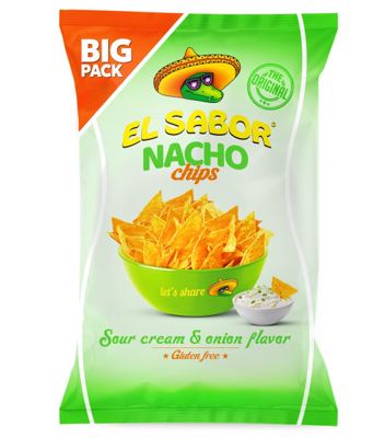 NACHO CHIPS SOUER CREAM / ONION 180g