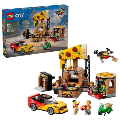 LEGO PIZZA DELIVERY WITH VEHICLES