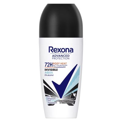 REXONA ROLL-ON 50 ML INVISIBLE AQUA