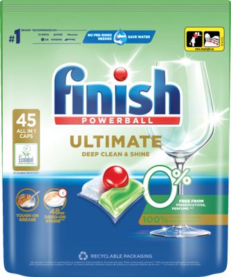 TABLETE ZA SUĐE 45/1 FINISH ULTIMATE 0% AIO