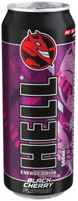 HELL ENERGY DRINK 0,5L BLACK CHERRY