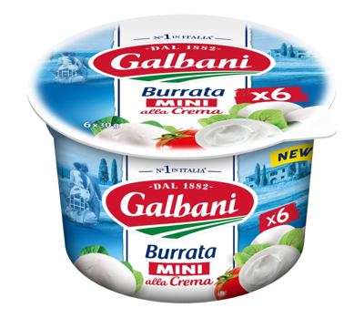 N-SIR BURATA DUKAT MINI 180G GALBANI -6/1-