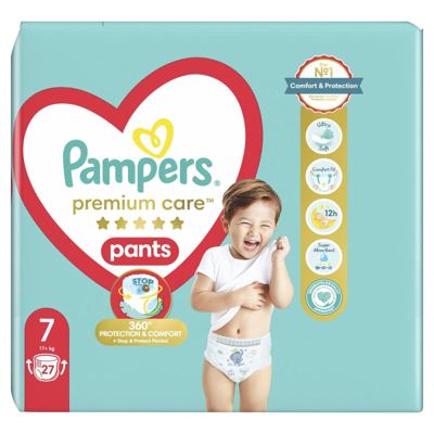 PAMPERS PANTS PREMIUM 7, 27 KOM