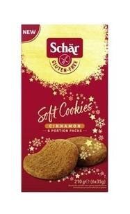 SOFT COOKIES CINNAMON X MAS 210G DR SCHAR -6/1-