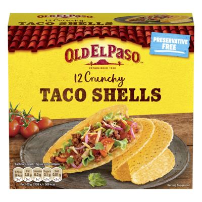OL TACO SHELLS 156G